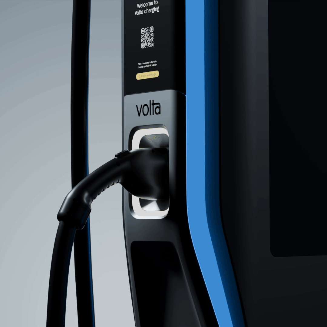 Volta Electric Charging Station Charger Square Animated